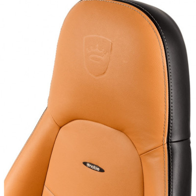 Крісло ігрове Noblechairs Icon Real Leather Cognac/Black (NBL-ICN-RL-CBK)