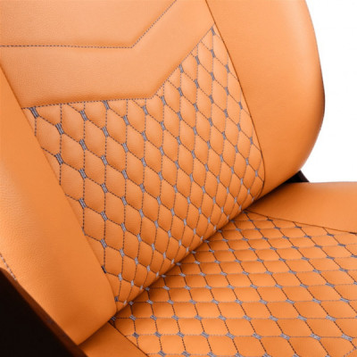 Крісло ігрове Noblechairs Icon Real Leather Cognac/Black (NBL-ICN-RL-CBK)