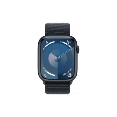 Смарт-годинник Apple Watch Series 9 GPS 45mm Midnight Aluminium Case with Midnight Sport Loop (MR9C3QP/A)