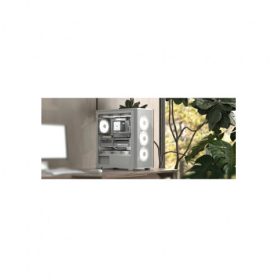 Корпус AeroCool D501A-G-WT-v2 White (ACCM-DS01043.21)