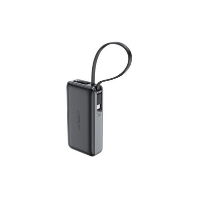 Батарея універсальна Acefast 10000mAh 30W PD, USB-C witch cable, USB-A, Li-Pol, M7 Black (6974316283379)