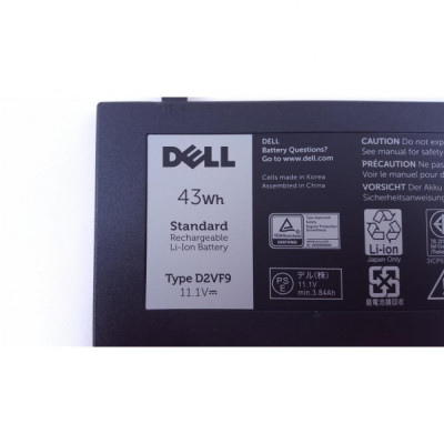 Акумулятор до ноутбука Dell Inspiron 15-7547 D2VF9, 43Wh (3840mAh), 3cell, 11.1V, Li-ion (A47199)