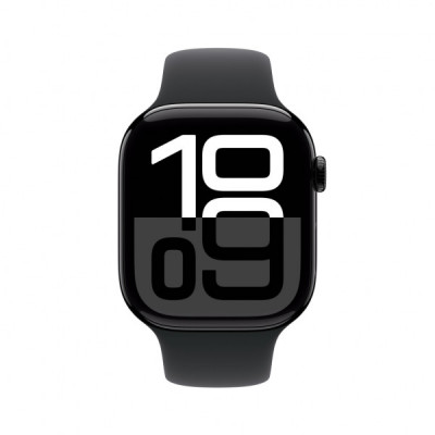 Смарт-годинник Apple Watch Series 10 GPS + Cellular 42mm Jet Black Aluminium Case with Black Sport Band - S/M (MWX63QH/A)