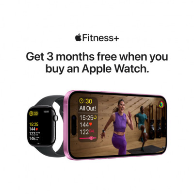 Смарт-годинник Apple Watch Series 10 GPS + Cellular 42mm Jet Black Aluminium Case with Black Sport Band - S/M (MWX63QH/A)