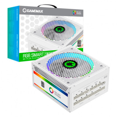 Блок живлення Gamemax 1300W RGB-1300 WH (RGB-1300 WH (ATX3.0/3.1 PCIe5.)