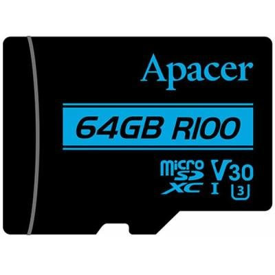 Карта пам'яті Apacer 128GB microSDHC class 10 UHS-I U3 V30 (AP128GMCSX10U7-R)