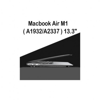 Чохол до ноутбука BeCover 13.3" Macbook Air M1 A1932/A2337 PremiumPlastic Black (708881)