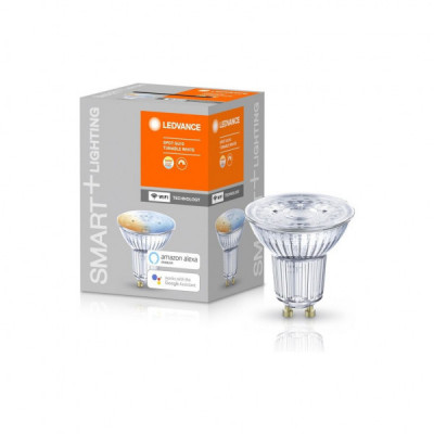 Розумна лампочка Osram LEDVANCE LEDSmart +WiFi PAR16 5W 2700... 6500K GU10 діміруе (4058075485679)