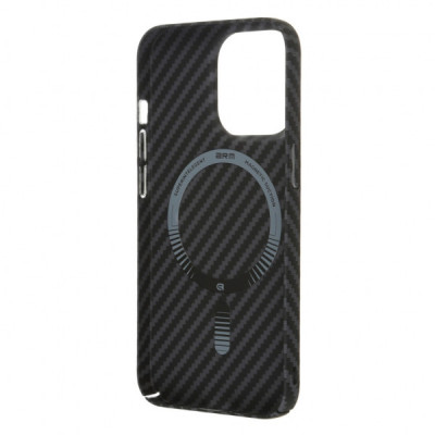 Чохол до мобільного телефона Armorstandart LikeCarbon MagCase Apple iPhone 13 Pro Black (ARM66361)