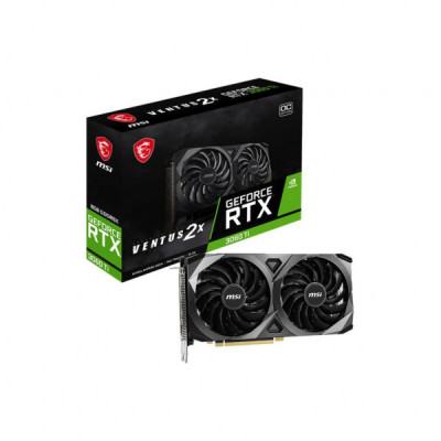 Відеокарта MSI GeForce RTX3060Ti 8Gb VENTUS 2X D6X OC (RTX 3060 Ti VENTUS 2X 8GD6X OC)