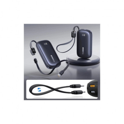 Батарея універсальна Baseus EnerFill FC21 Qpow 3 Ultra 20000mAh 45W Black (E0027P00) Батарея універсальна Baseus EnerFill FC21 Qpow 3 Ultra 20000mAh 45W Black (E0027P00)