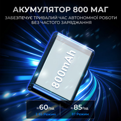 Мишка Ajazz AJ199 MAX Carbon fiber Wireless/Bluetooth/USB White (AJ199-MAX-W)