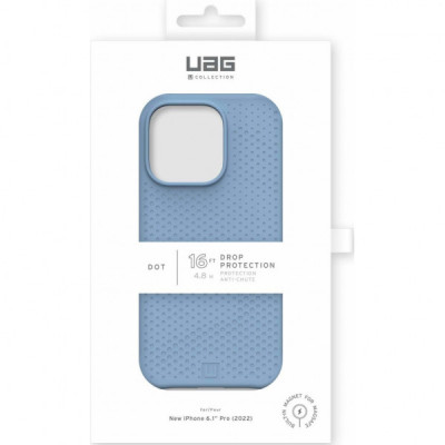 Чохол до мобільного телефона Uag [U] Apple iPhone 14 Pro Dot Magsafe, Cerulean (114082315858)