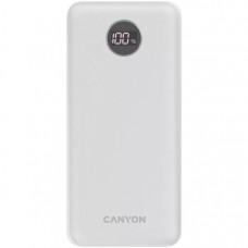 Батарея універсальна Canyon PB-2002 20000mAh, PD/20W, QC/3.0, White (CNE-CPB2002W)