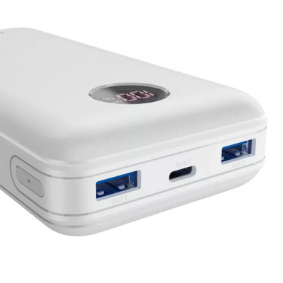 Батарея універсальна Canyon PB-2002 20000mAh, PD/20W, QC/3.0, White (CNE-CPB2002W)