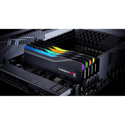 Модуль пам'яті для комп'ютера DDR5 32GB (2x16GB) 5600 MHz Trident Z5 RGB Black G.Skill (F5-5600J4040C16GX2-TZ5RK)