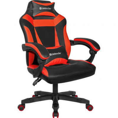 Крісло ігрове Defender Master Black/Red (64359)