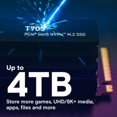 Накопичувач SSD M.2 2280 1TB T705 with Heatsink Micron (CT1000T705SSD5)