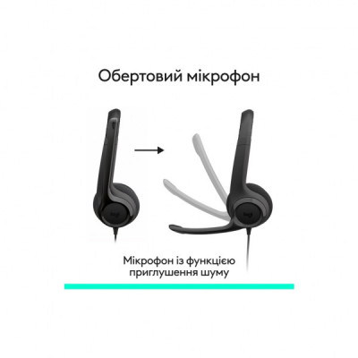 Навушники Logitech H390 USB-C Midnight Black (981-001576)