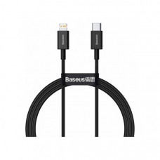 Дата кабель USB-C to Lightning 1.0m 20W Superior Series Black Baseus (CATLYS-A01)