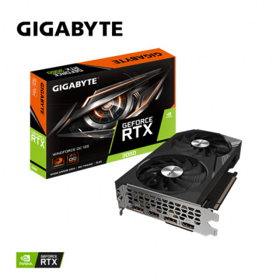 Відеокарта GIGABYTE GeForce RTX3060 12Gb WINDFORCE OC (GV-N3060WF2OC-12GD 2.0)