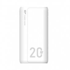 Батарея універсальна Silicon Power QS15 20000mAh PD/18W, QC3.0, Type-C, Micro-USB, 2*USB-A, whi (SP20KMAPBKQS150W)