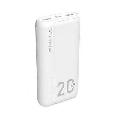 Батарея універсальна Silicon Power QS15 20000mAh PD/18W, QC3.0, Type-C, Micro-USB, 2*USB-A, whi (SP20KMAPBKQS150W)