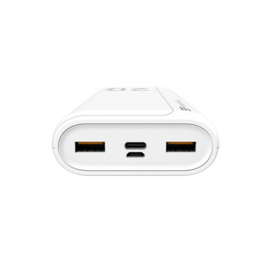 Батарея універсальна Silicon Power QS15 20000mAh PD/18W, QC3.0, Type-C, Micro-USB, 2*USB-A, whi (SP20KMAPBKQS150W)