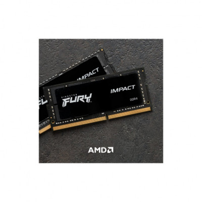 Модуль пам'яті для ноутбука SoDIMM DDR4 32GB (2x16GB) 2666 MHz FURY Impact Kingston Fury (ex.HyperX) (KF426S16IBK2/32)