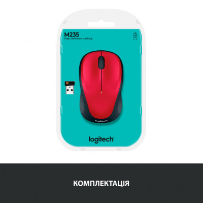 Мишка Logitech M235 Red (910-002496)