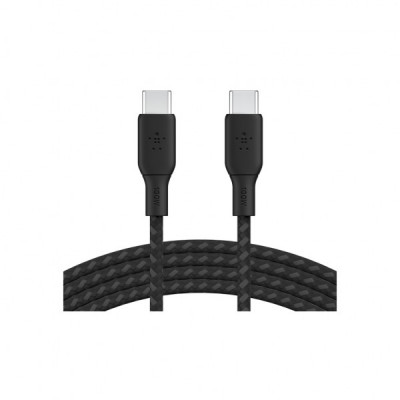 Дата кабель USB-C to USB-C 3.0m 100W black Belkin (CAB014BT3MBK)