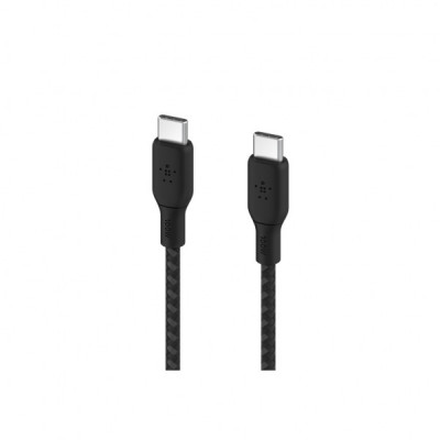 Дата кабель USB-C to USB-C 3.0m 100W black Belkin (CAB014BT3MBK)