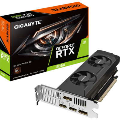 Відеокарта GIGABYTE GeForce RTX3050 6Gb OC LP (GV-N3050OC-6GL)