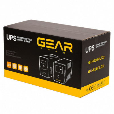 Пристрій безперебійного живлення GEAR GU-800PL