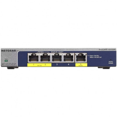 Комутатор мережевий Netgear GS105PE-10000S