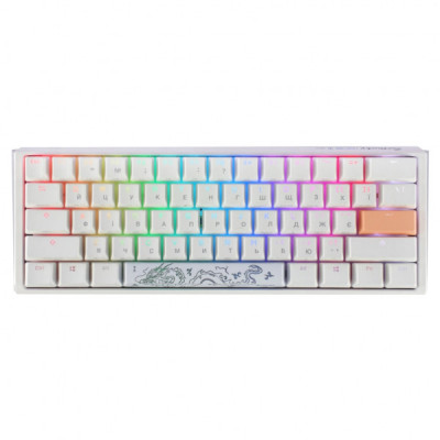 Клавіатура Ducky One 3 Mini Cherry MX Silent Red RGB UA USB White (DKON2161ST-SUAPXPWWWSC1)