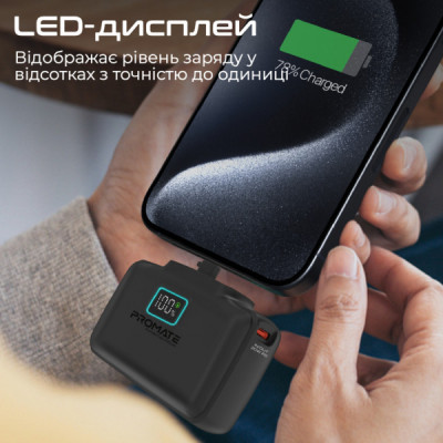 Батарея універсальна Promate 10000mAh PD/20W (powerup-10duo.black) Батарея універсальна Promate 10000mAh PD/20W (powerup-10duo.black)