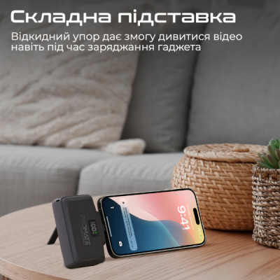 Батарея універсальна Promate 10000mAh PD/20W (powerup-10duo.black) Батарея універсальна Promate 10000mAh PD/20W (powerup-10duo.black)