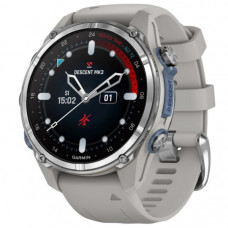 Смарт-годинник Garmin Descent Mk3, 43mm, Passvtd Steel/Fog Gry, Dive Computer, GPS дайвінг комп'ютер (010-02753-04)