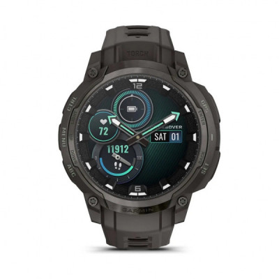 Смарт-годинник Garmin Instinct Crossover AMOLED, Charcoal Grey/Charcoal Grey, GPS смарт-годинник (010-03398-00)