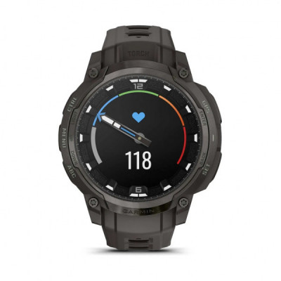 Смарт-годинник Garmin Instinct Crossover AMOLED, Charcoal Grey/Charcoal Grey, GPS смарт-годинник (010-03398-00)