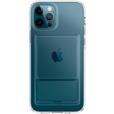 Чохол до мобільного телефона Spigen iPhone 12 /12 Pro Crystal Slot, Crystal Clear (ACS02576)