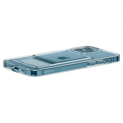 Чохол до мобільного телефона Spigen iPhone 12 /12 Pro Crystal Slot, Crystal Clear (ACS02576)