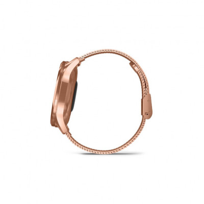 Смарт-годинник Garmin vivomove Luxe, Rose Gold, Milanese (010-02241-24)