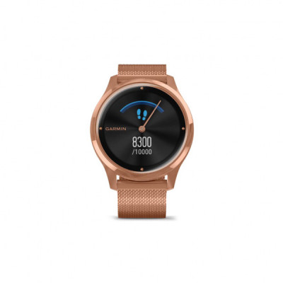 Смарт-годинник Garmin vivomove Luxe, Rose Gold, Milanese (010-02241-24)