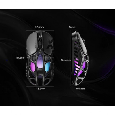 Мишка GravaStar Mercury X Pro 8K Wireless/Bluetooth/USB Black (GSXPRO_BLK)