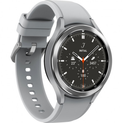 Смарт-годинник Samsung SM-R890/16 (Galaxy Watch 4 Classic 46mm) Silver (SM-R890NZSASEK)
