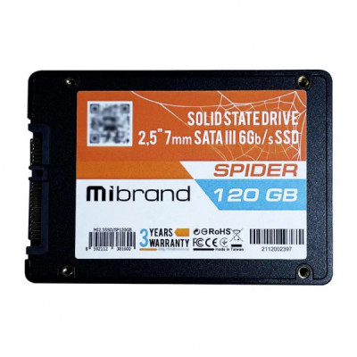 Накопичувач SSD 2.5" 120GB Mibrand (MI2.5SSD/SP120GBST)