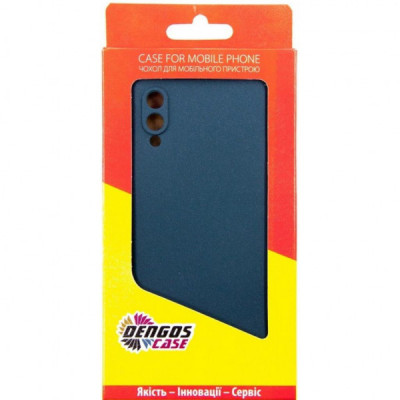Чохол до мобільного телефона Dengos Carbon Samsung Galaxy A02, blue (DG-TPU-CRBN-114)