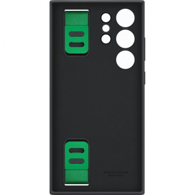 Чохол до мобільного телефона Samsung Galaxy S23 Ultra Silicone Grip Case Black (EF-GS918TBEGRU)